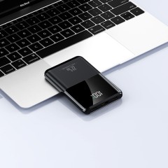 Повербанк 10000mAh компактный, Y370, черный