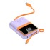 Повербанк 10000mAh ультракомпактный, Y338, фиолетовый