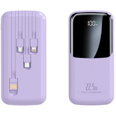 Повербанк 20000mAh компактный, Y367, фиолетовый