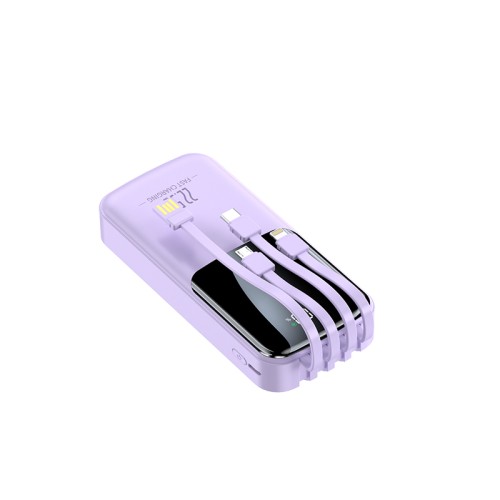 Повербанк 20000mAh компактный, Y367, фиолетовый