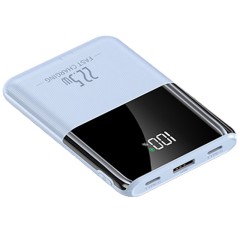 Повербанк 10000mAh компактный, Y370, синий