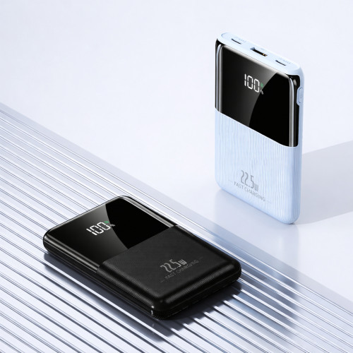 Повербанк 10000mAh компактный, Y370, синий