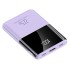 Повербанк 10000mAh компактный, Y370, фиолетовый