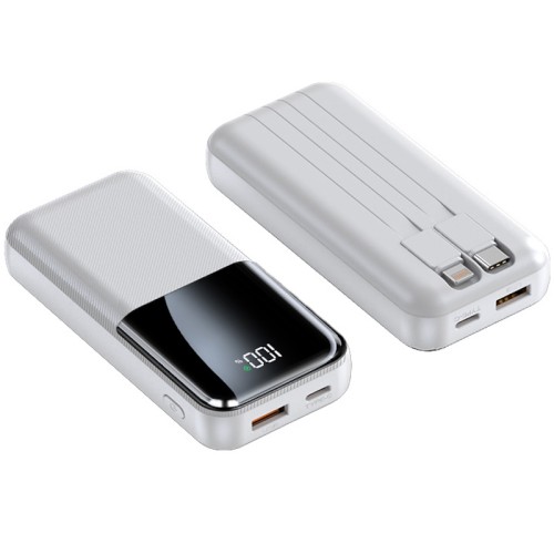 Повербанк 10000mAh компактный, Y337, белый