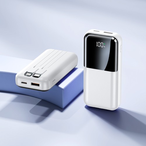 Повербанк 10000mAh компактный, Y337, белый