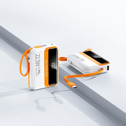 Повербанк 10000mAh ультракомпактный, Y339, белый