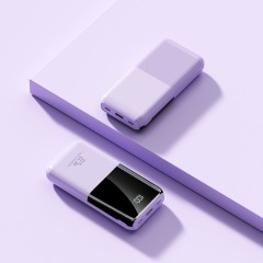 Повербанк 20000mAh компактный, Y408, фиолетовый