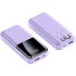 Повербанк 10000mAh компактный, Y337, фиолетовый
