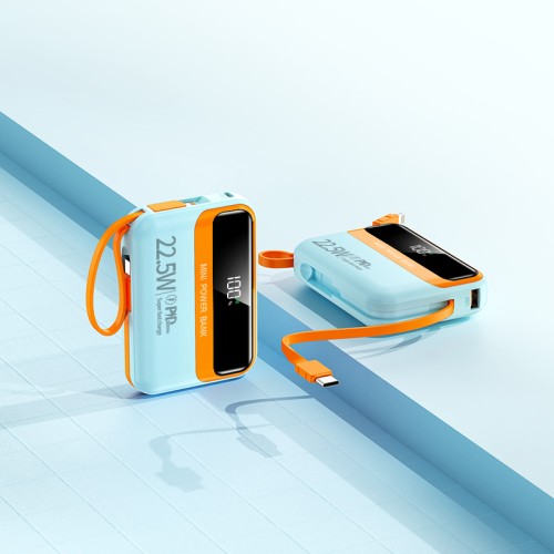 Повербанк 10000mAh ультракомпактный, Y339, синий