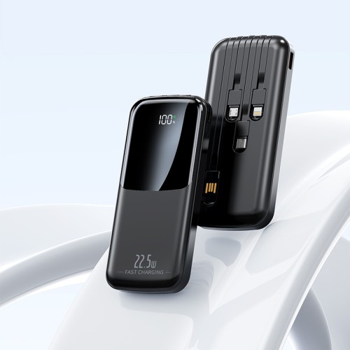 Повербанк 10000mAh компактный, Y366, черный