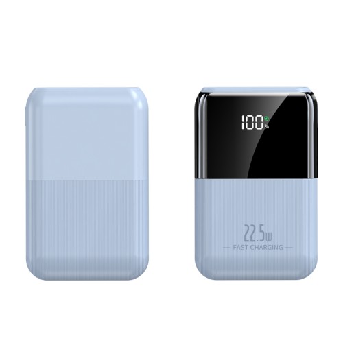 Повербанк 20000mAh компактный, Y407, синий