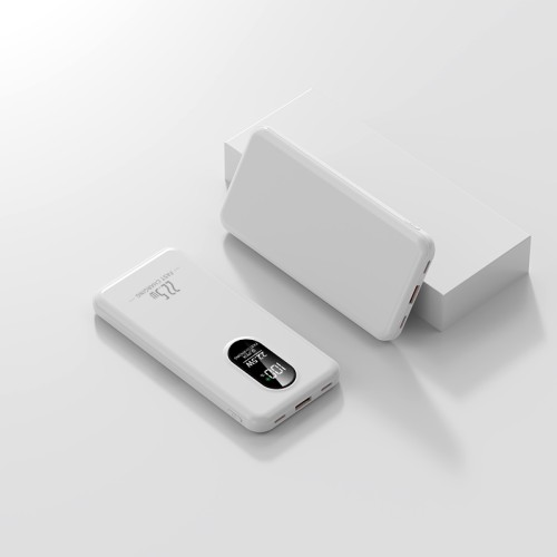 Повербанк 10000mAh ультратонкий, Y411-1, белый