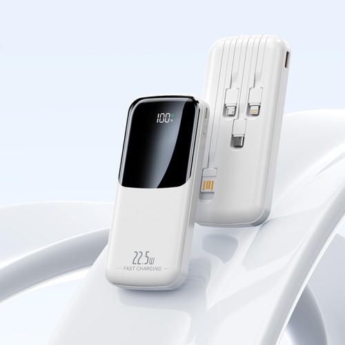 Повербанк 10000mAh компактный, Y366, белый