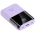 Повербанк 20000mAh компактный, Y407, фиолетовый