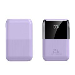 Повербанк 20000mAh компактный, Y407, фиолетовый