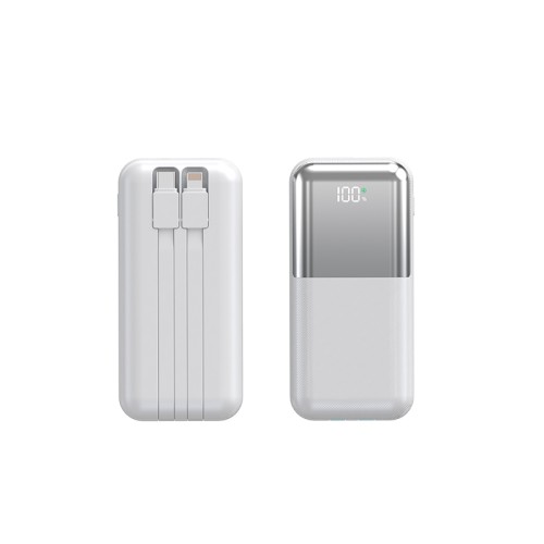 Повербанк 10000mAh компактный, Y337S, белый