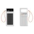 Повербанк 30000mAh с солнечной батареей, Y441, белый