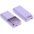 Повербанк 10000mAh компактный, Y337S, фиолетовый