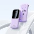 Повербанк 10000mAh компактный, Y366, фиолетовый