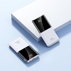 Повербанк 10000mAh ультратонкий, Y371, белый