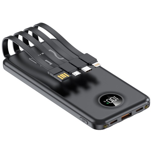 Повербанк 10000mAh ультратонкий, Y415, черный