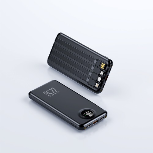 Повербанк 10000mAh ультратонкий, Y415, черный