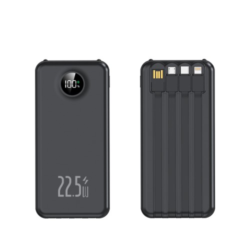 Повербанк 10000mAh ультратонкий, Y415, черный