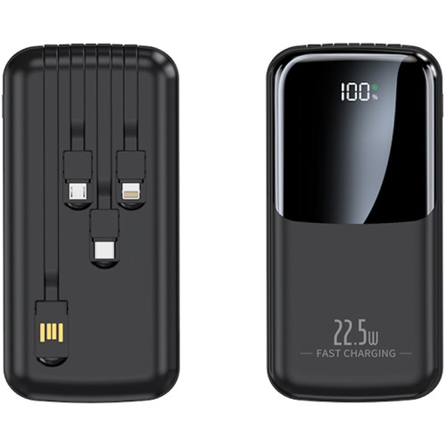 Повербанк 20000mAh компактный, Y367, черный