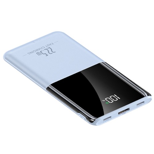 Повербанк 10000mAh ультратонкий, Y371, синий