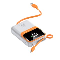 Повербанк 10000mAh ультракомпактный, Y338, белый