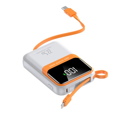 Повербанк 10000mAh ультракомпактный, Y338, белый