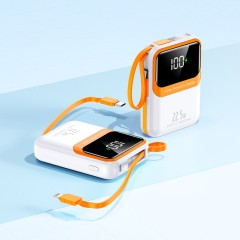 Повербанк 10000mAh ультракомпактный, Y338, белый