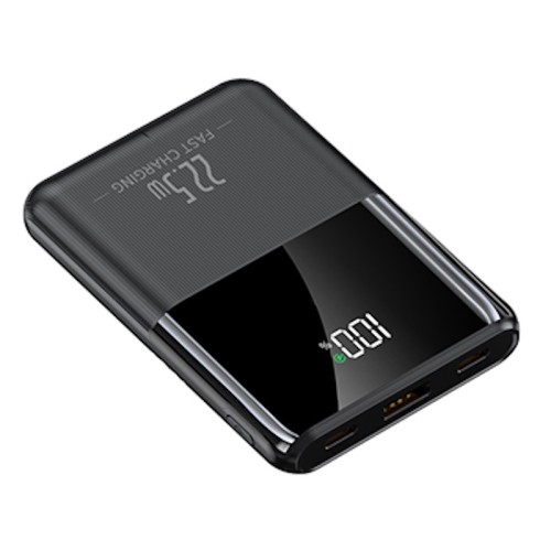 Повербанк 10000mAh компактный, Y370, черный