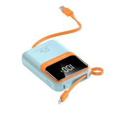 Повербанк 10000mAh ультракомпактный, Y338, синий