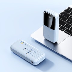 Повербанк 20000mAh компактный, Y367, синий