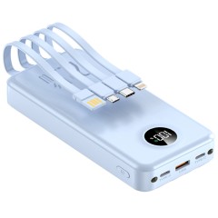 Повербанк 20000mAh ультратонкий, Y416, голубой